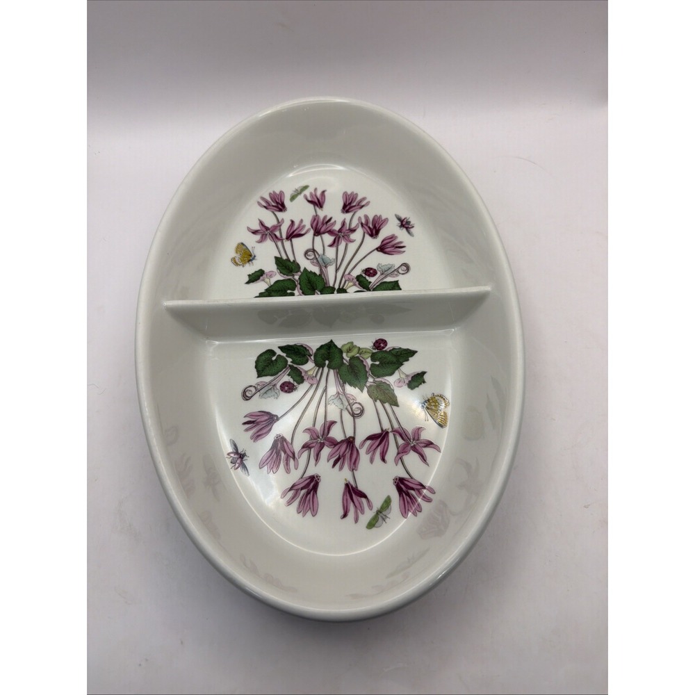 Portmeirion Divided Casserole Botanic Garden Baking/Serving Dish